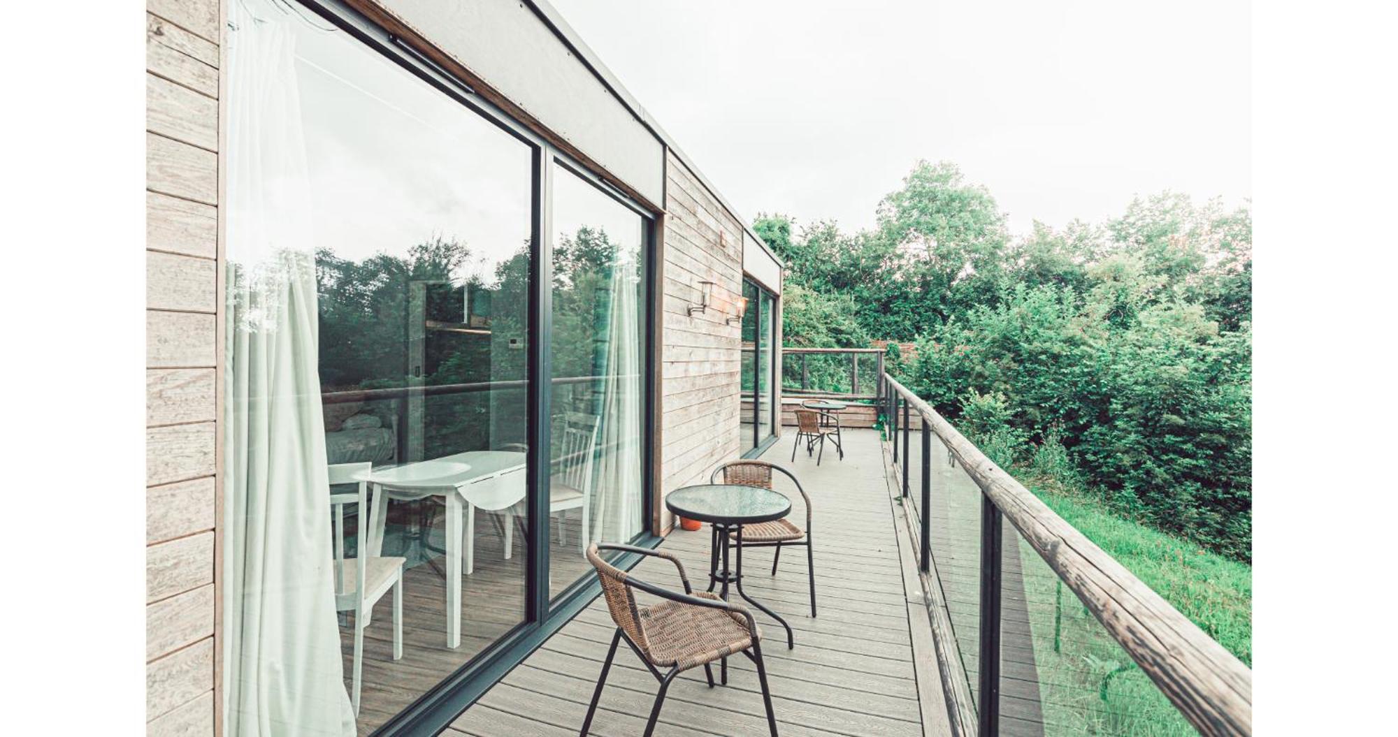 Clophill Eco Lodges Bagian luar foto